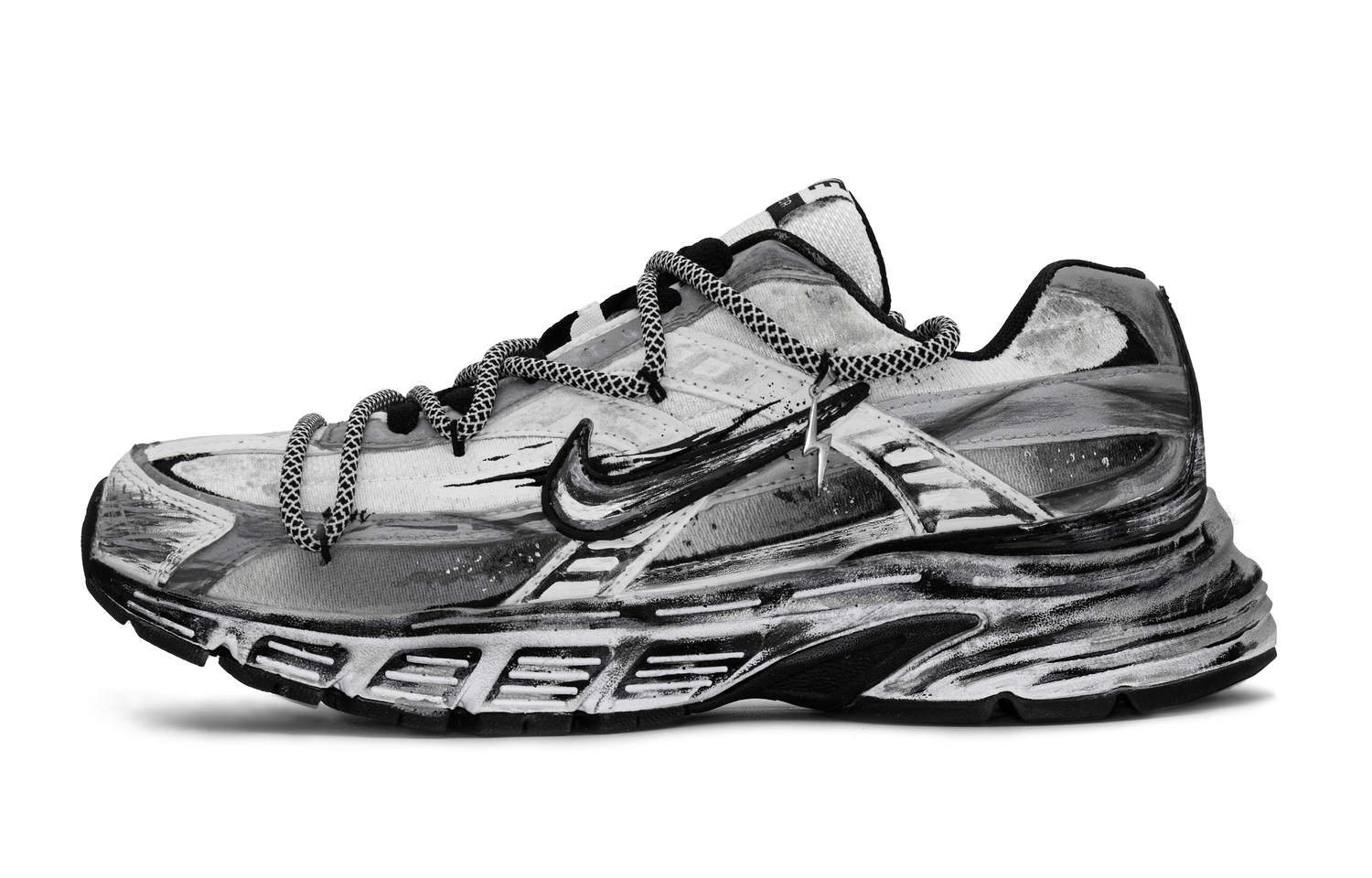 

Nike Дышащие и легкие низкие кроссовки Initiator Unisex Black White