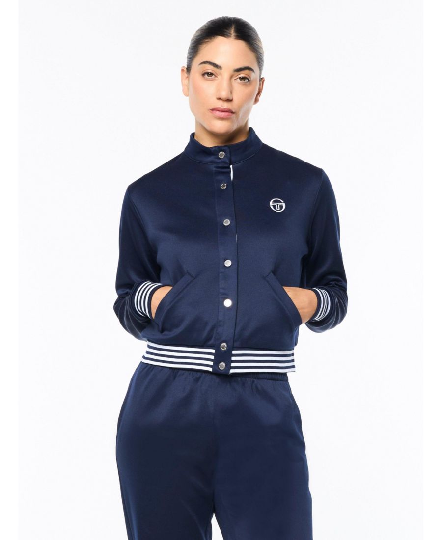

Женская спортивная куртка цвета сиены Sergio Tacchini, Maritime blue