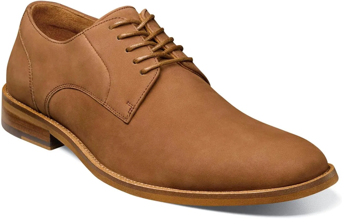 Мужские оксфордские туфли на шнуровке STACY ADAMS Preston, Light Brown — фото 2