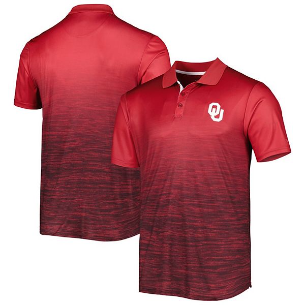 

Мужская поло Oklahoma Sooners Marshall малинового цвета Colosseum