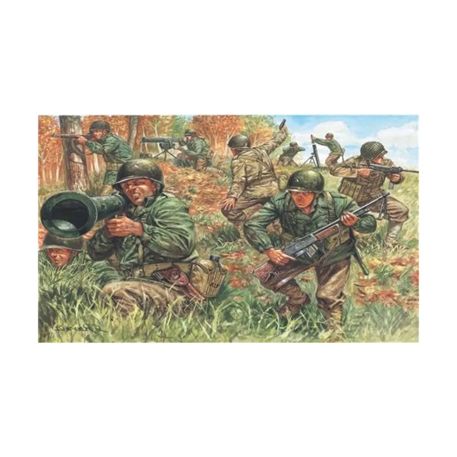 

Американская пехота — 2-я дивизия (издание 2017 г.), Historics Collection WWII (1:72) (Italeri)
