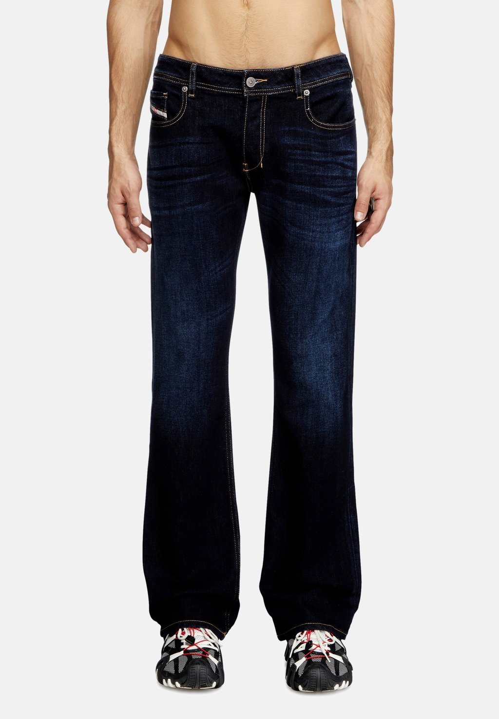 Женские джинсы Diesel Bootcut, темно-синий деним