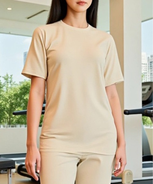 

Футболка с коротким рукавом, Dry Smooth, плотность 122 г United Athle, бежевый