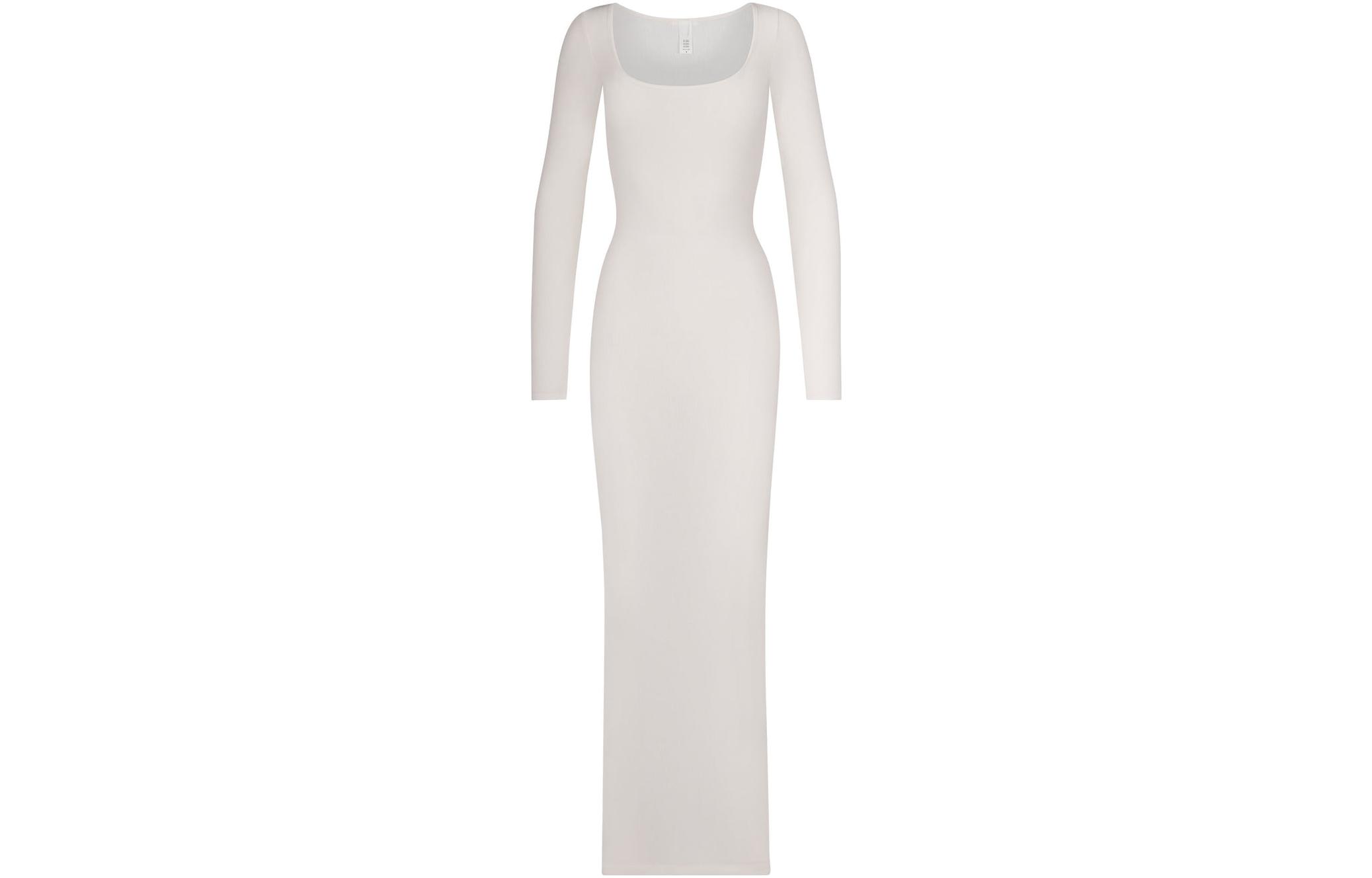 

SKIMS Платье с длинными рукавами Женское, Мрамор