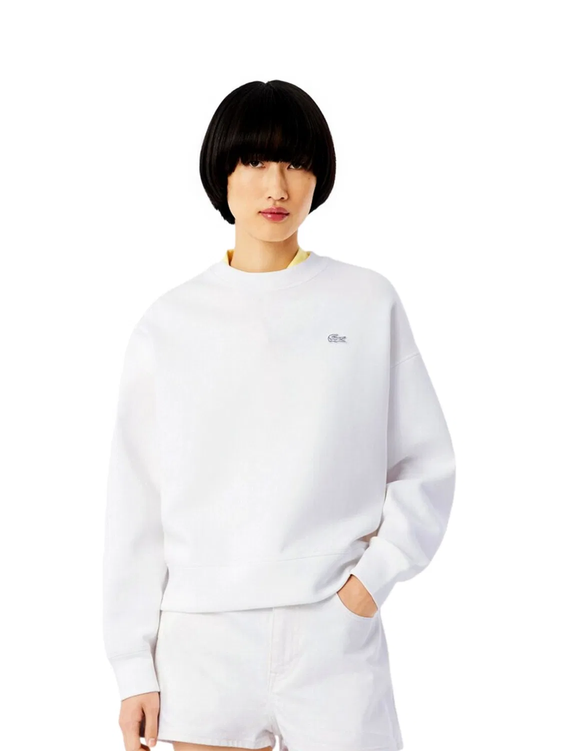 Толстовка Lacoste, White — фото 2