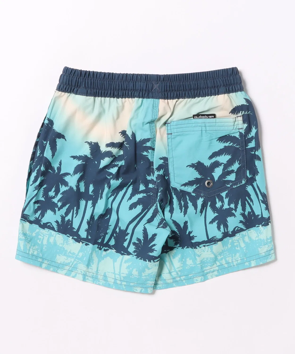 Шорты для плавания Quiksilver Everyday Printed Volley Yth 14 дюймов с внутренними шортами, синие — фото 2