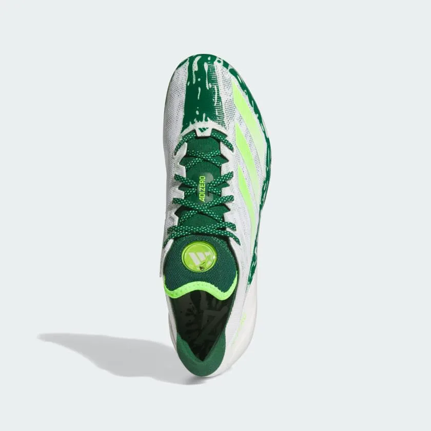 Мужские кроссовки Adidas Adizero Ghost, белый/темно-зеленый — фото 3