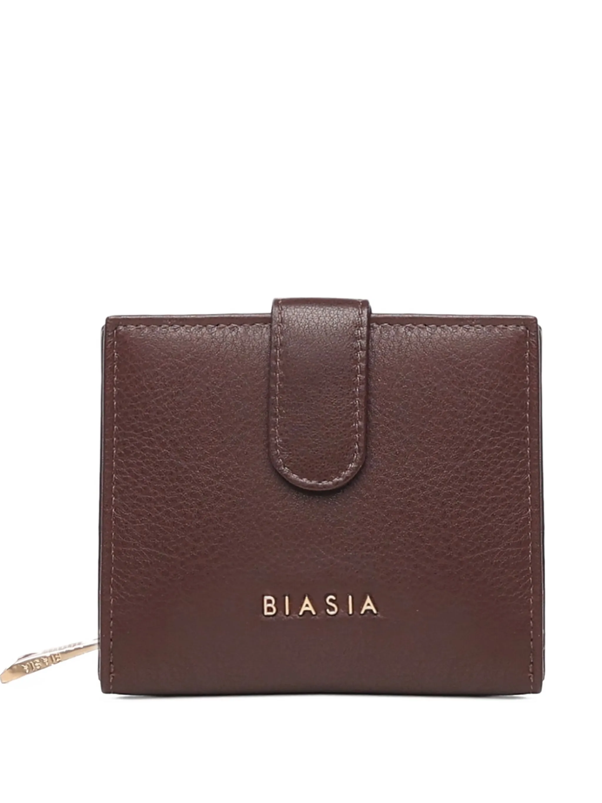 

Кошелек с логотипом Biasia, коричневый