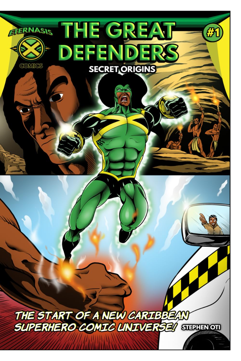 

The Great Defenders Secret Origins Issue #1 (Stephen Oti)