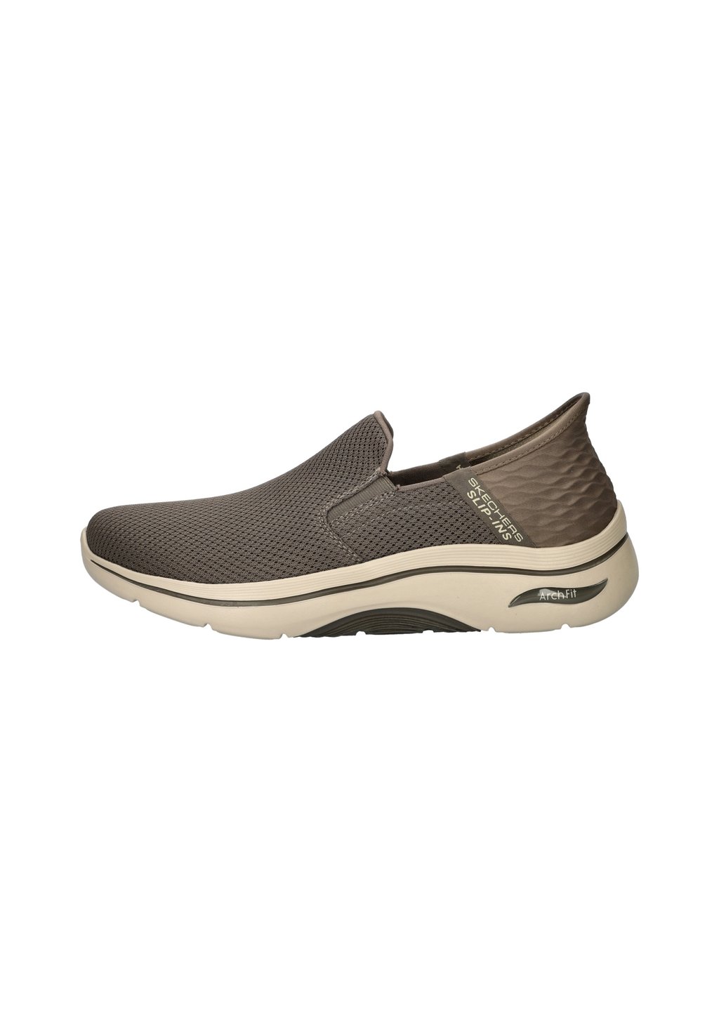 

Слипоны Trainers Skechers, серо-коричневый