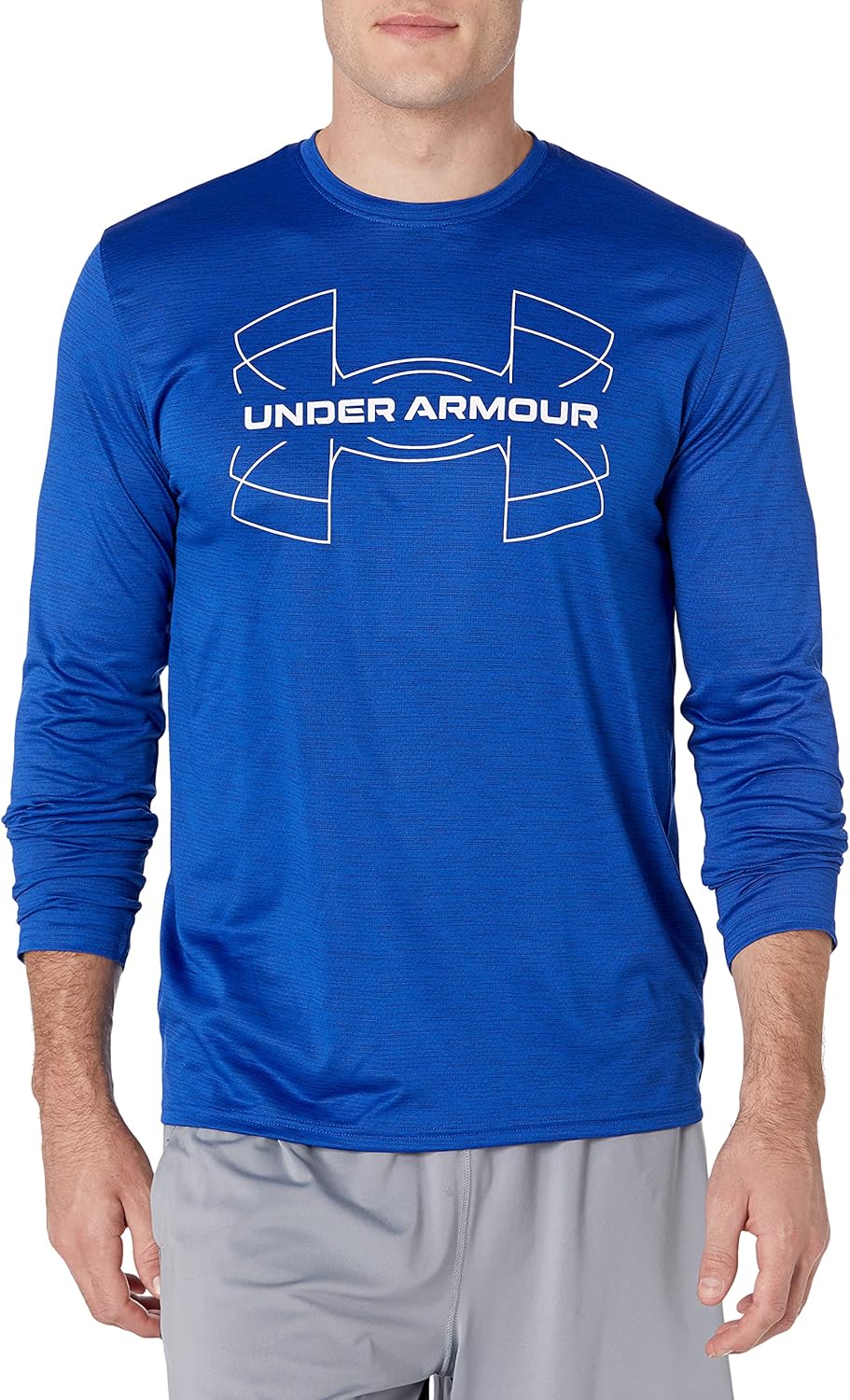 

Мужская тренировочная футболка с длинным рукавом и принтом в виде вентиляционной вставки от Under Armour, Royal (400)/Black, Черный, Мужская тренировочная футболка с длинным рукавом и принтом в виде вентиляционной вставки от Under Armour, Royal (400)/Blac