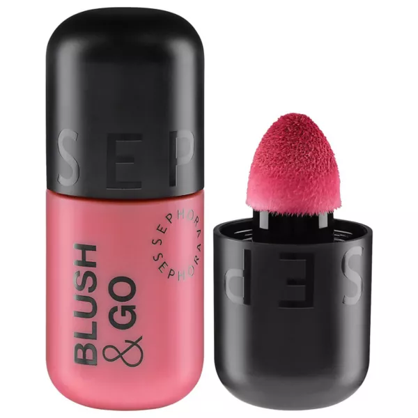 

Blush & go стойкие матовые жидкие румяна для губ и щек Sephora Collection, цвет on point