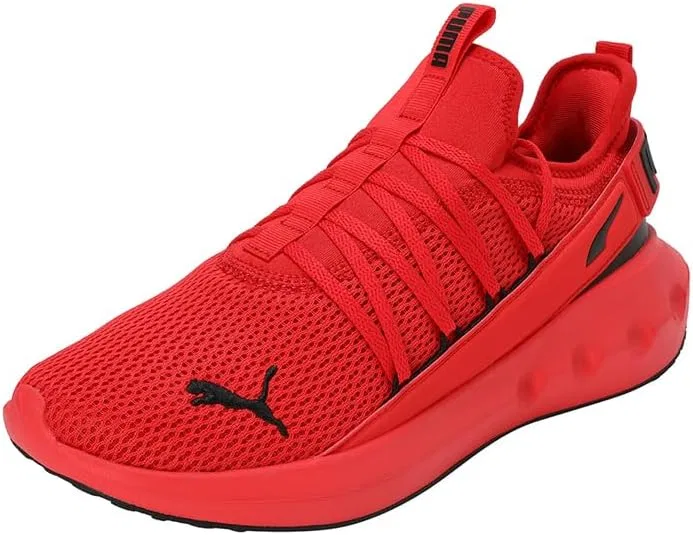 Детские беговые кроссовки PUMA Softride Carson Fresh для унисекс детей, For All Time Red Puma Black
