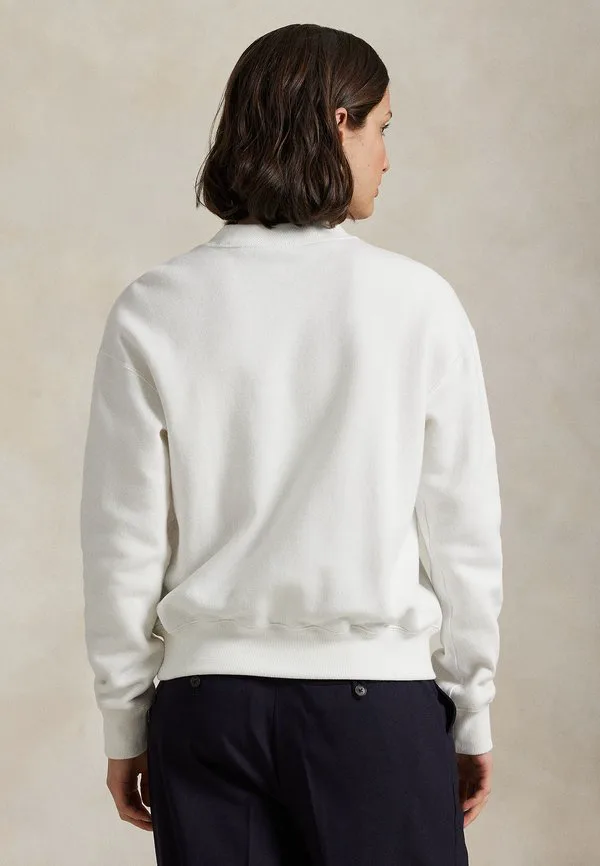 Свитшот Polo Ralph Lauren Lightweight Fleece, белый — фото 3