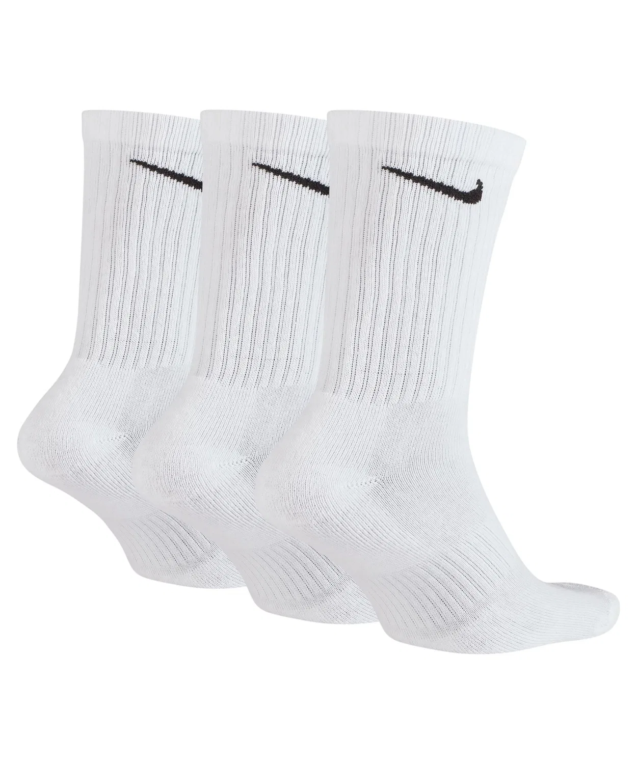 Носки NIKE Everyday Cushioned Crew, чёрные — фото 3