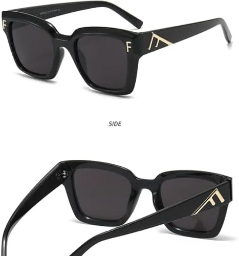 

Модные солнцезащитные очки в коробчатой ​​оправе для мужчин и женщин, высококачественные персонализированные солнцезащитные очки с защитой от УФ-излучения MTZJH, Grey