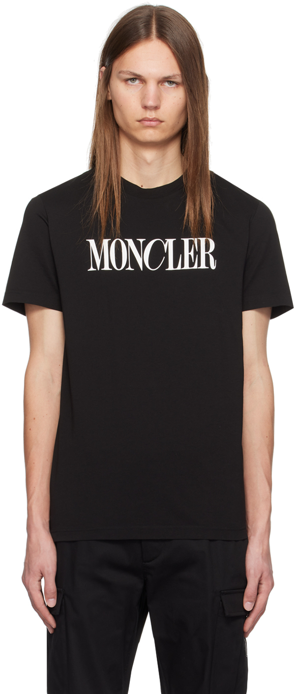 

Футболка с логотипом Moncler, черный