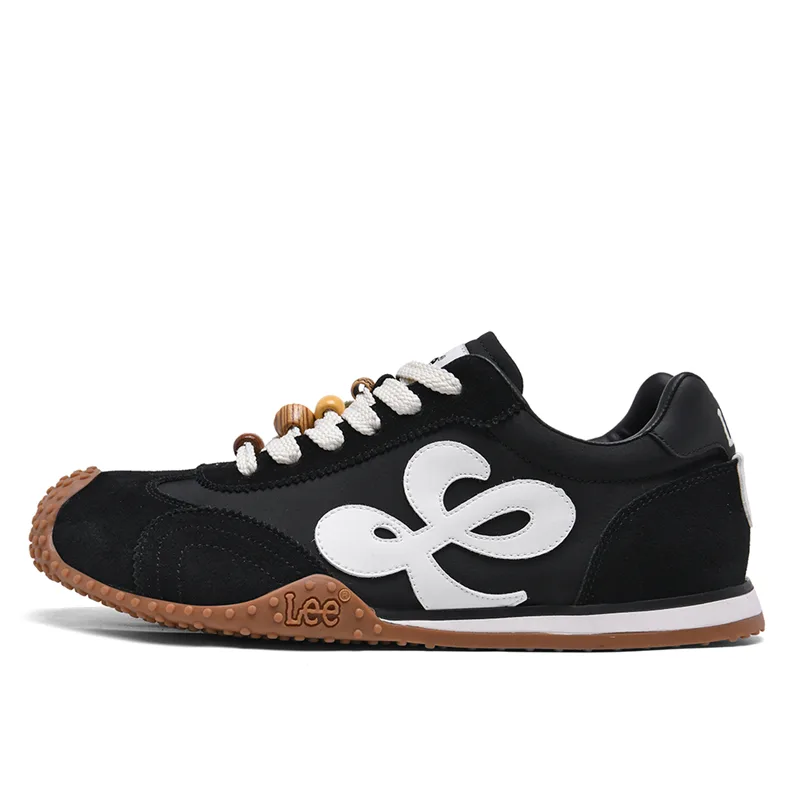 Lee Мужские повседневные туфли low top черные/желтые
