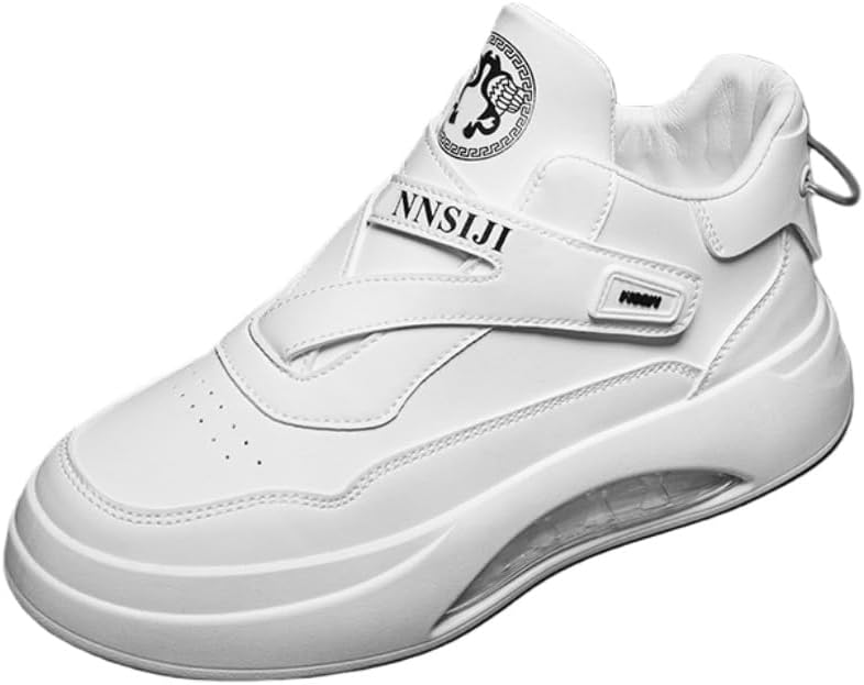 

Модные мужские спортивные кроссовки с толстой подошвой и высоким верхом большого размера. Удобные и повседневные. Универсальные Fmshi, белый/черный