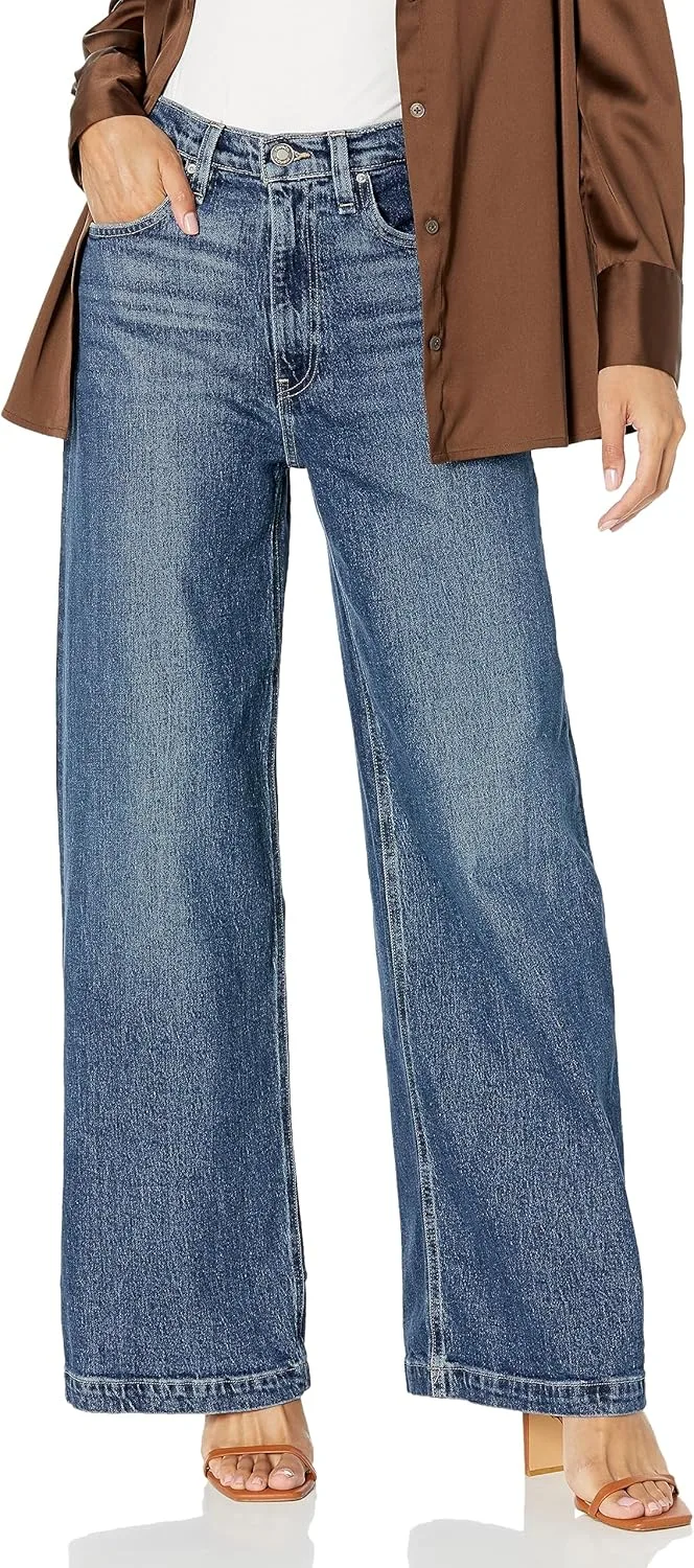 

Hudson Womens James High Rise Wide Leg Jean
