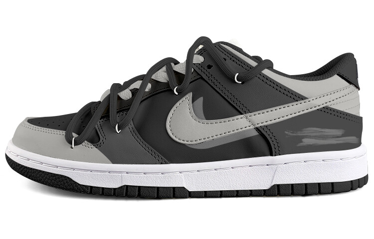 

Кроссовки Nike Dunk Skateboard Shoes Women's Low-Top Black, Черный, Кроссовки Nike Dunk Skateboard Shoes Women's Low-Top Black