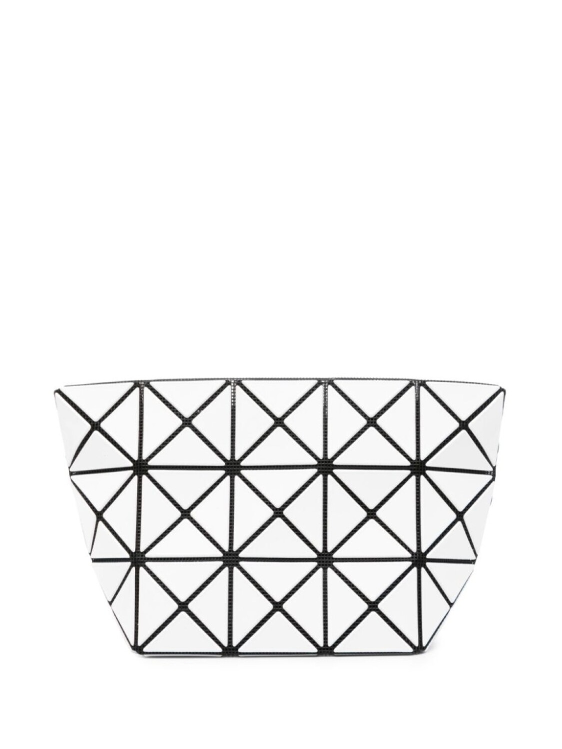 

Bao Bao Issey Miyake лакированный клатч с геометричным узором, белый
