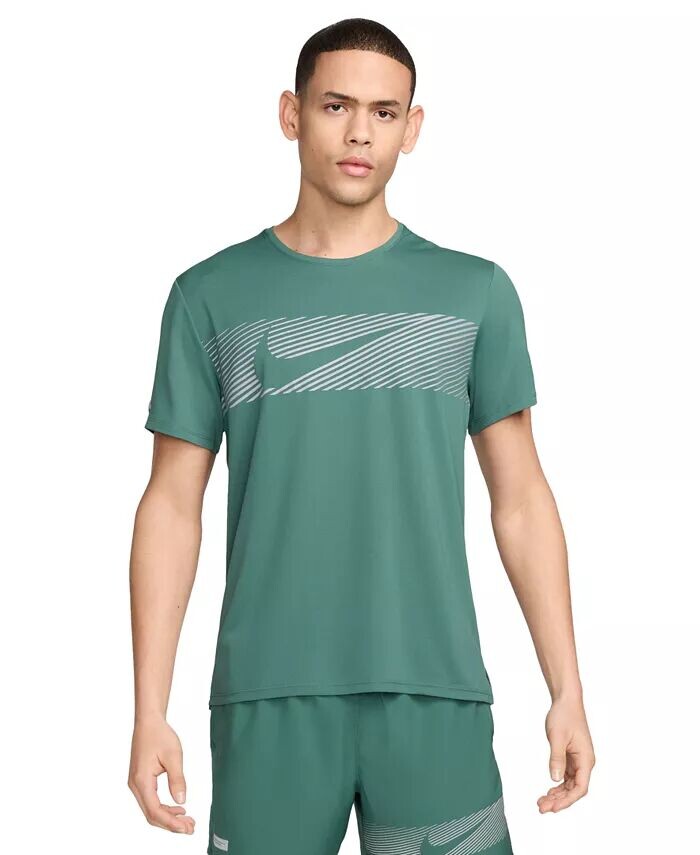 

Мужская футболка для бега Miller Flash Dri-FIT UV Nike, зеленый
