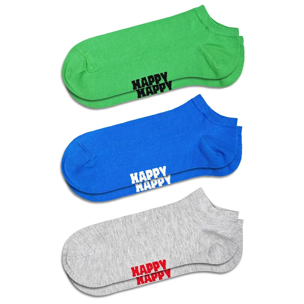

Носки Happy Solid no show 3 pairs, разноцветный