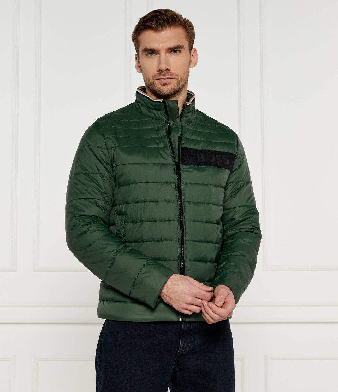 

Куртка BOSS BLACK Darolus Regular Fit, зеленый