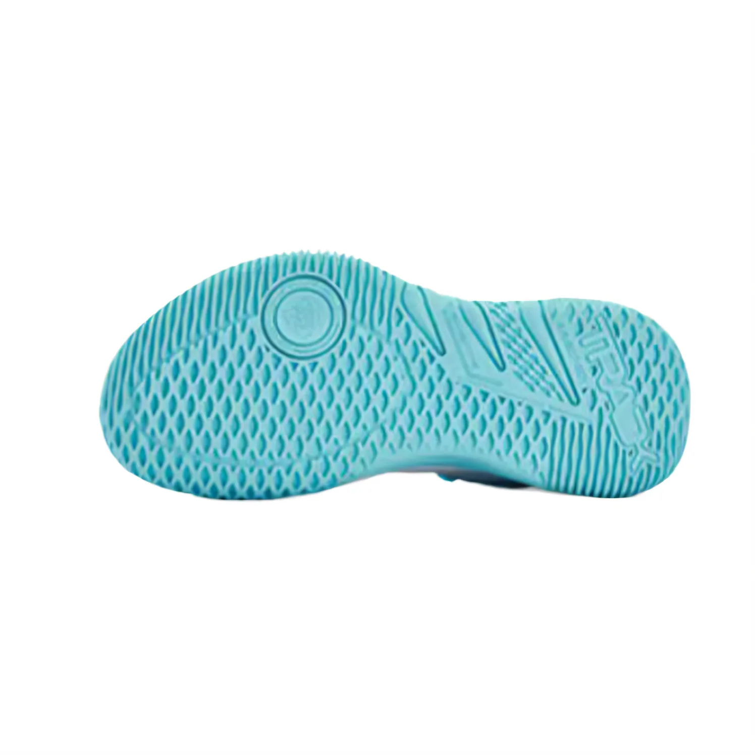 Детские баскетбольные кроссовки mid top с устойчивостью к истиранию 361°KIDS, Clearwater Blue/Swimming Pool Blue — фото 4