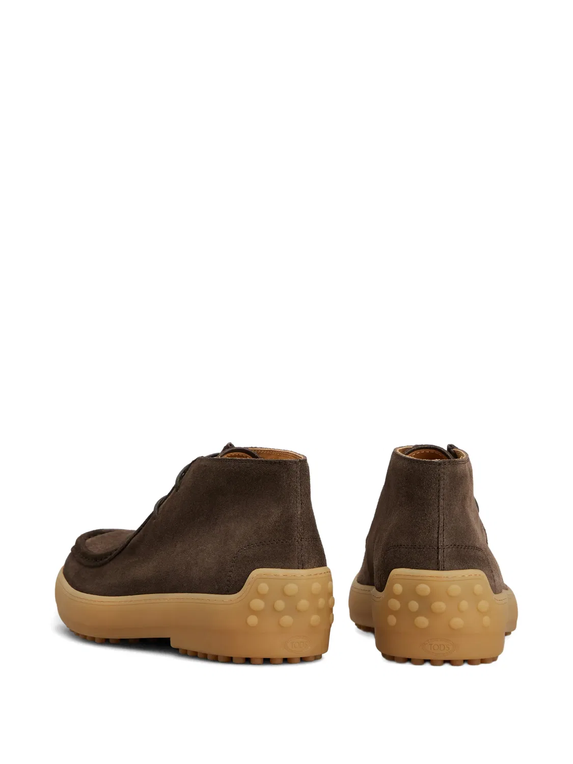 Ботинки Winter Gommino на шнуровке Tod's, коричневый — фото 3