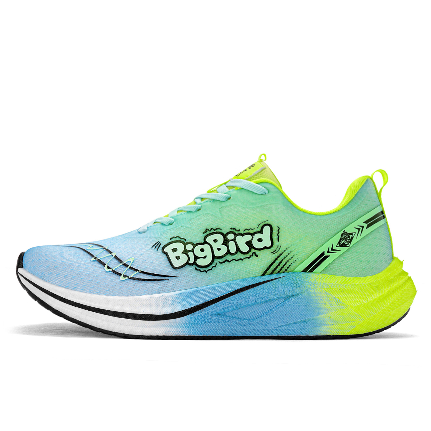 

SESAME STREET Амортизирующие противоскользящие износостойкие дышащие легкие низкие кеды для бега унисекс Green Light Forest [Соревновательная серия]