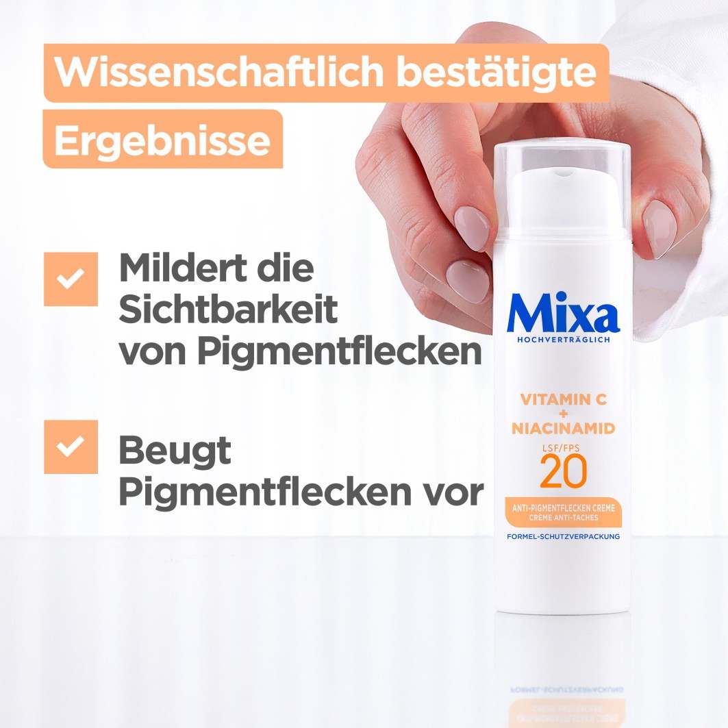 Гель для умывания Mixa — Гель для лица vitamin c + niacinamid , объем, 50 мл — фото 4