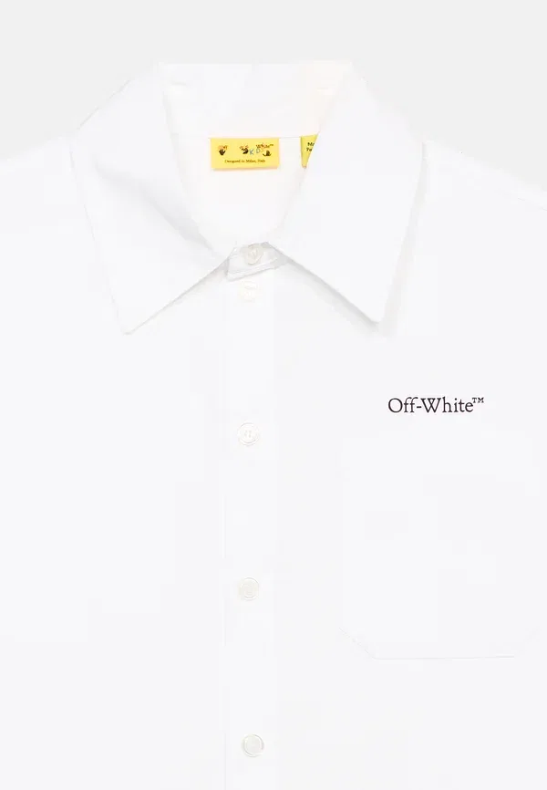 Блуза Diag sketch button down, цвет белый — фото 4