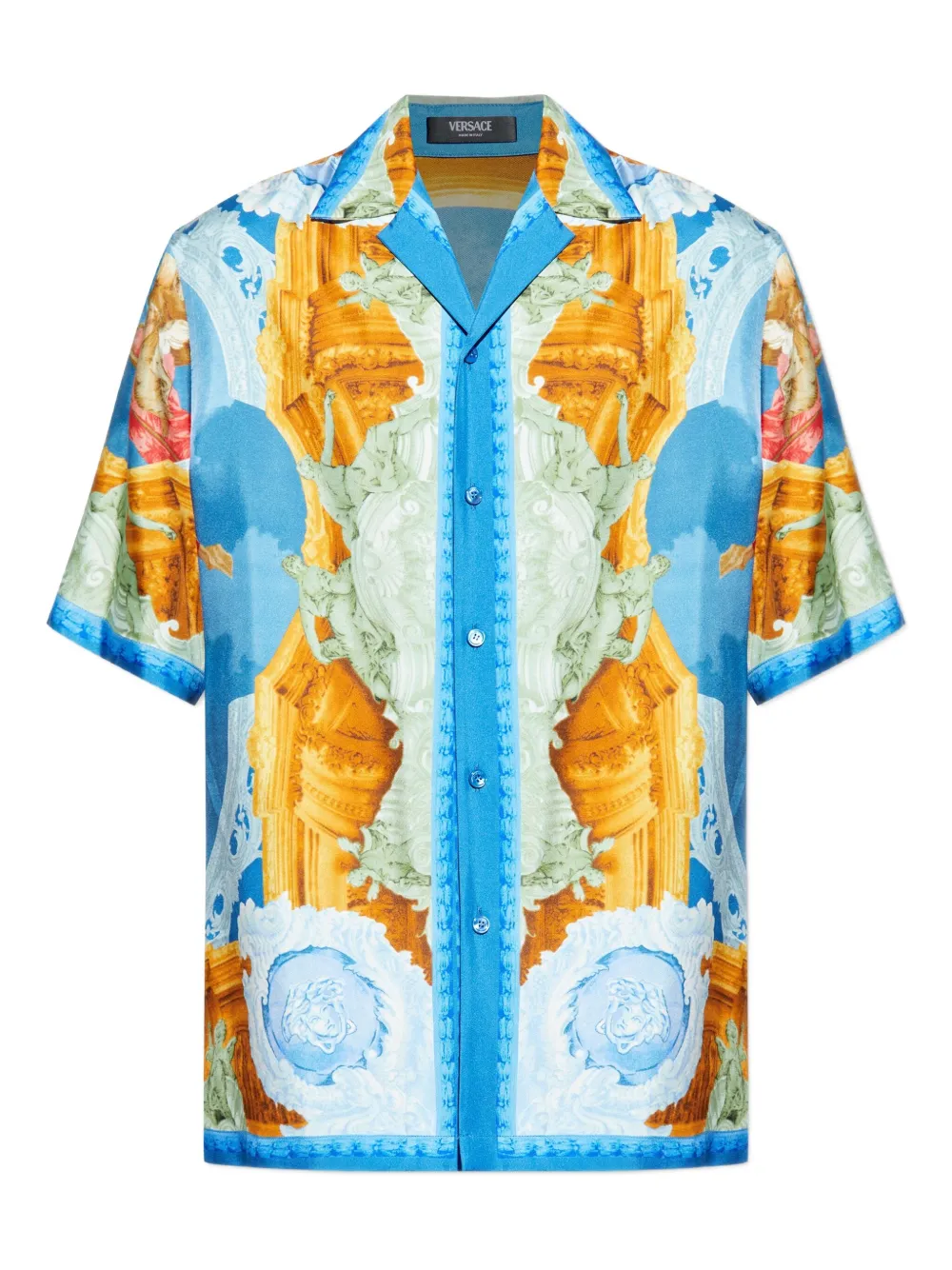 

Футболка Gallery с короткими рукавами Versace, синий