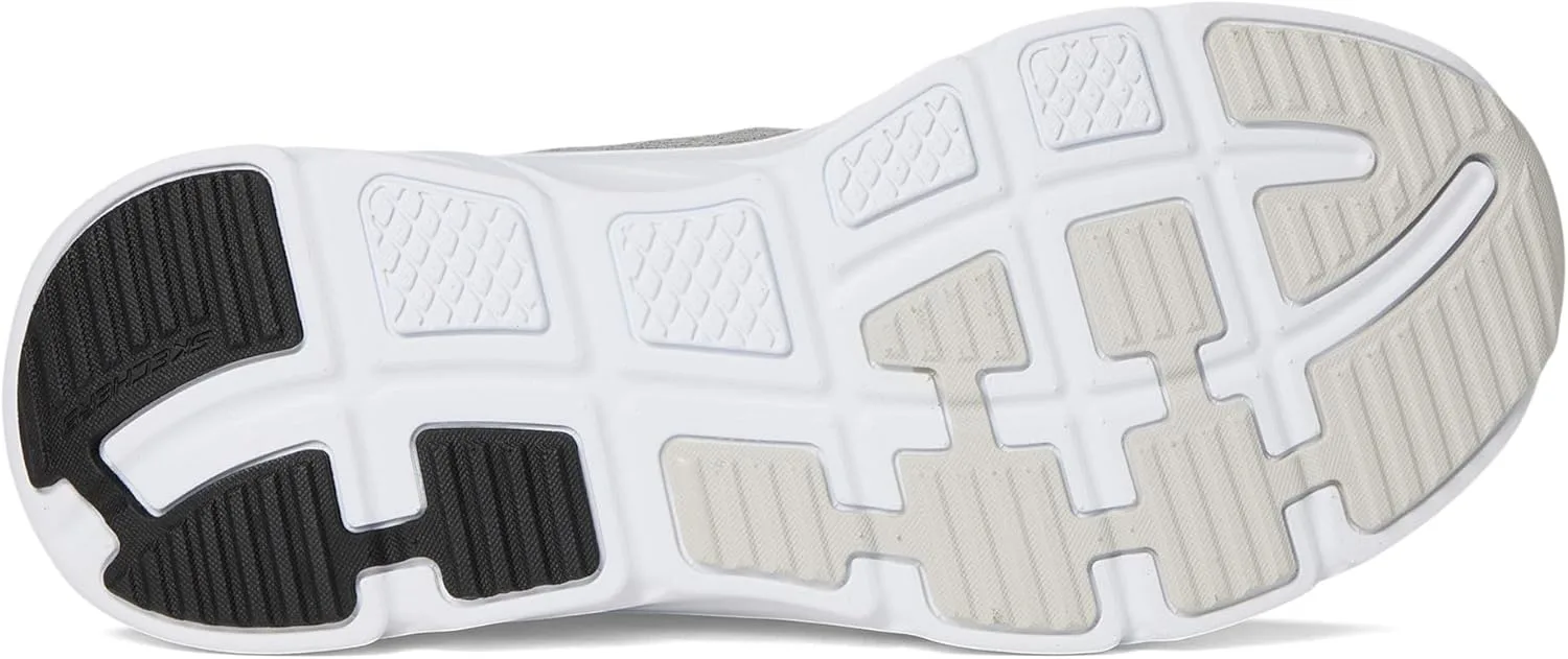 Мужские слипоны Skechers D'lux Walker 3.0 Drevven, черный/серый — фото 3