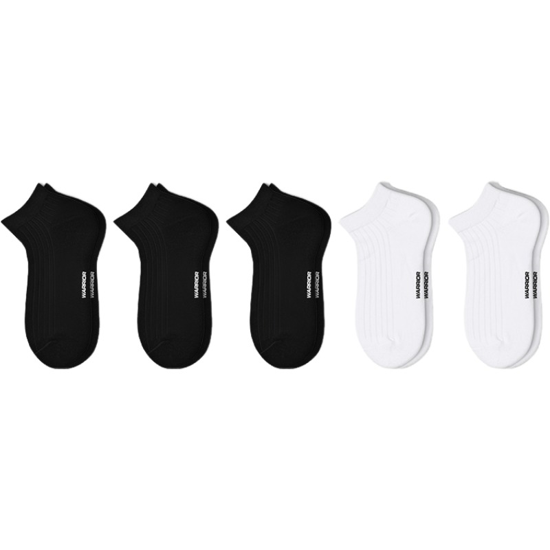 

Носки Unisex WARRIOR, 5 pack (3 черный+2 белый)