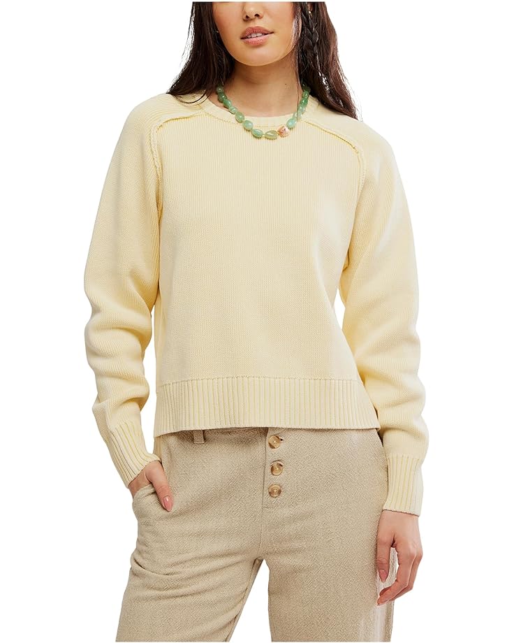 

Женский свитер Free People Spring Street, Banana Cream