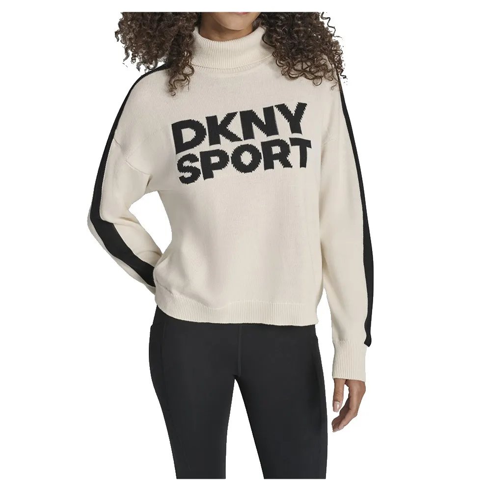 

Свитер DKNY DW7000555 high neck, бежевый
