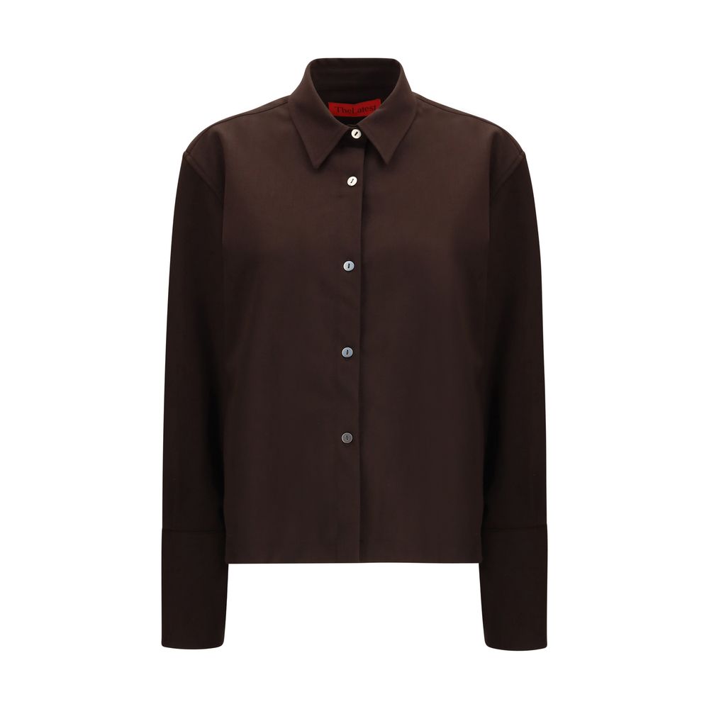 

Рубашка с классическим воротником The Latest, коричневый