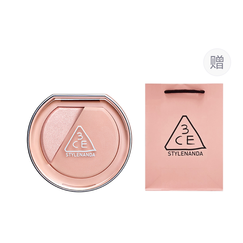 

Блаш White Peach Radiance легко растушёвывается расширенная палитра 3CE, #бежевый HOUR "Soft коричневый Dust"