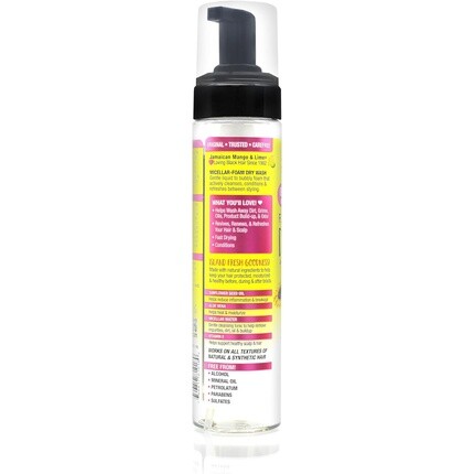 Пена Braid Your Way Water Refresh Dry Wash 8 унций Jamaican Mango & Lime — фото 3