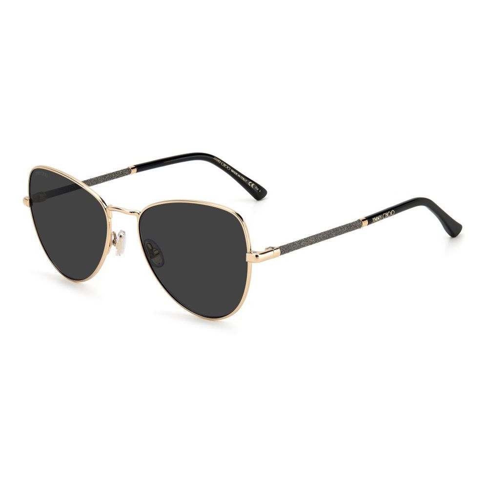 

Солнцезащитные очки из золотистого металла Jimmy Choo Eyewear