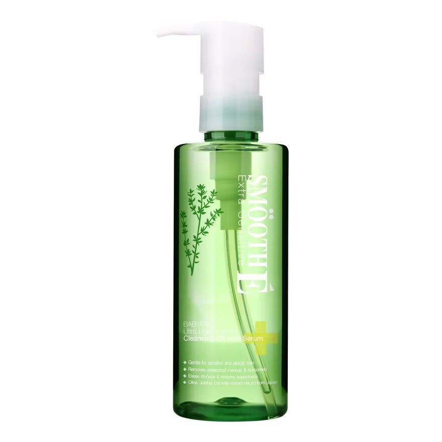 

Smooth E Очищающее масло Extra Sensitive с сывороткой 100 мл, Green