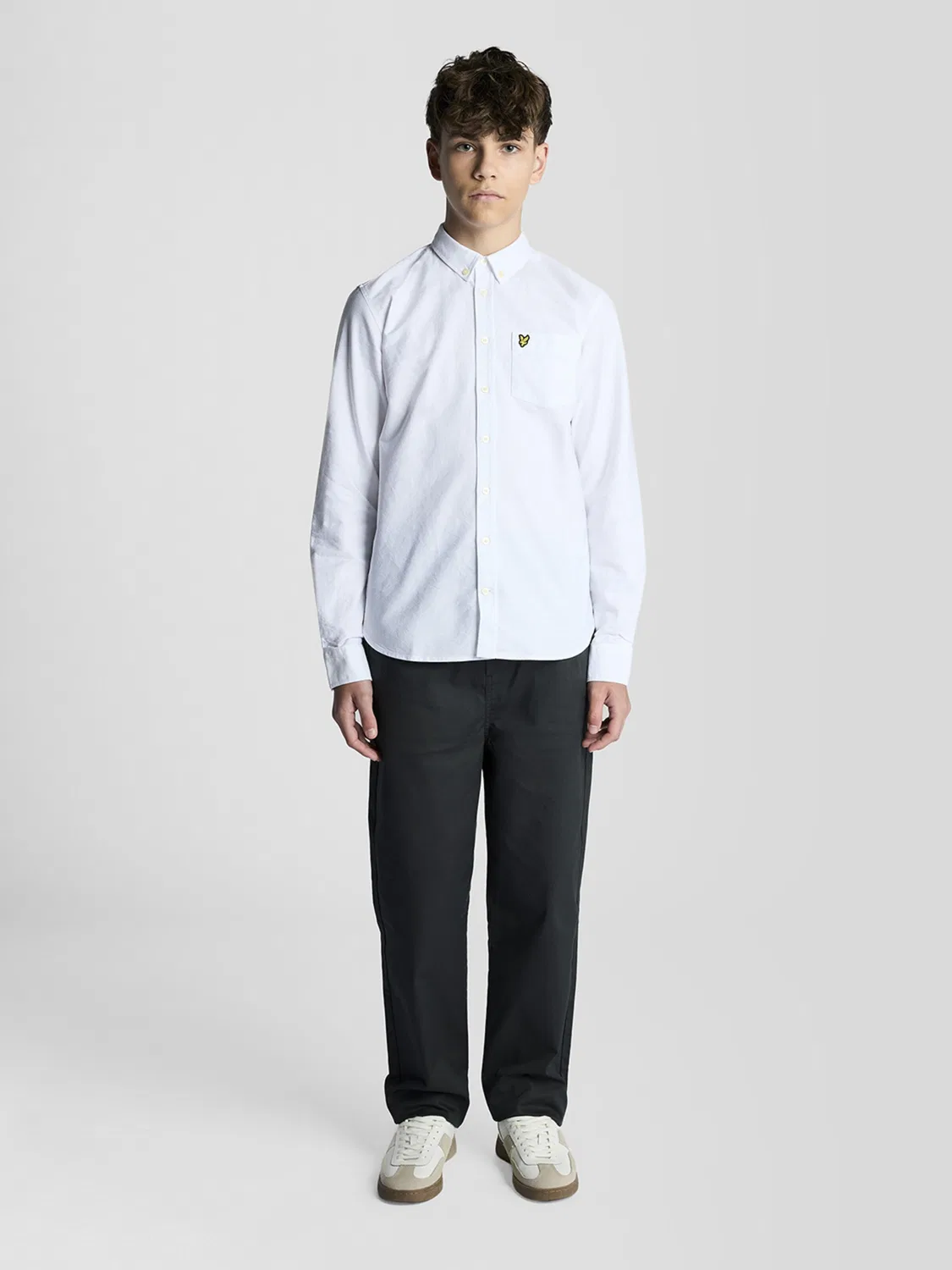 Рубашка на пуговицах стандартного кроя Lyle & Scott, White — фото 3