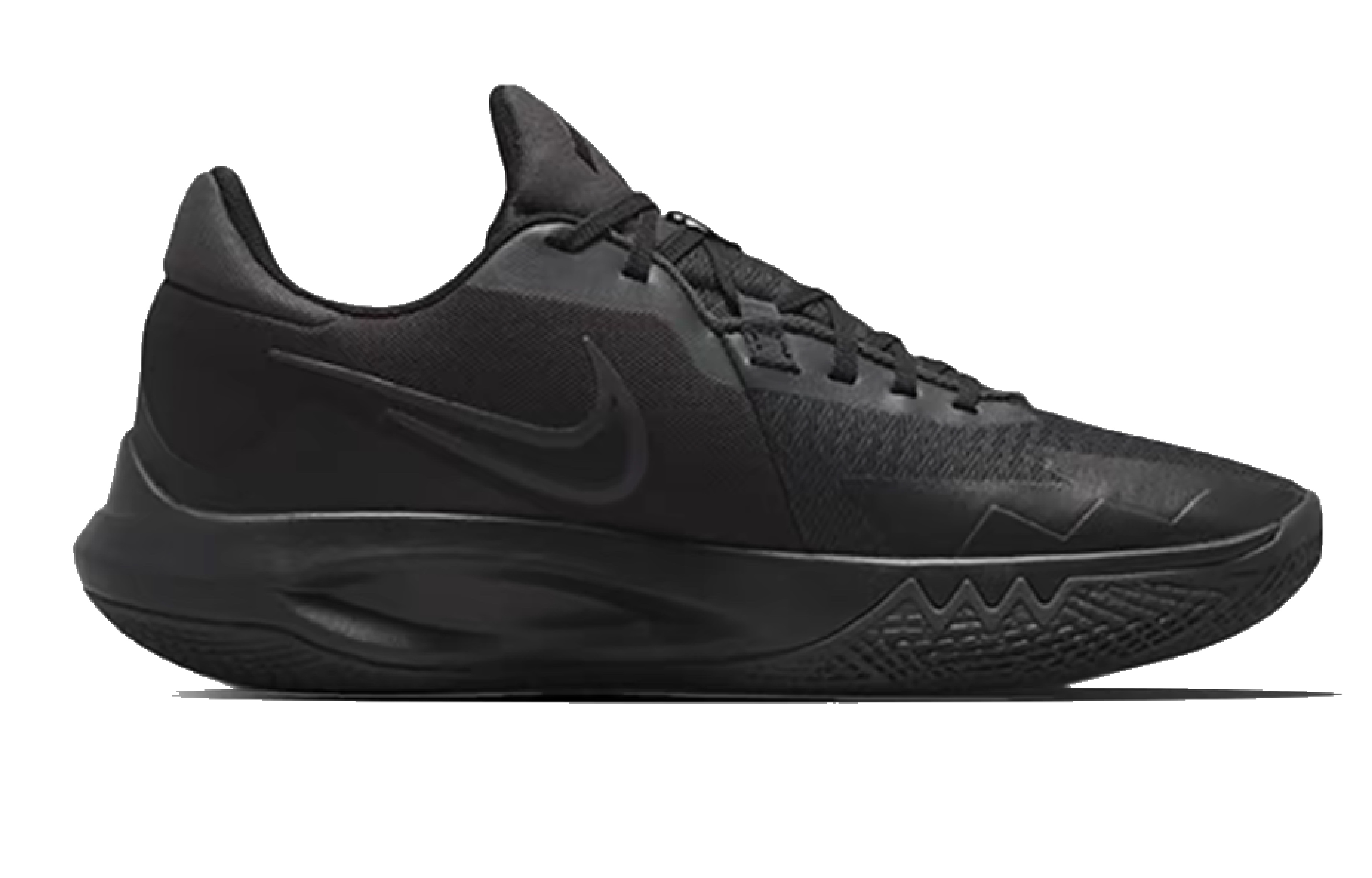 

Nike Precision 6 Demon Claw Blue Fabric Abrasion Resistant Slip Resistant низкие баскетбольные кроссовки мужские Cyan Black