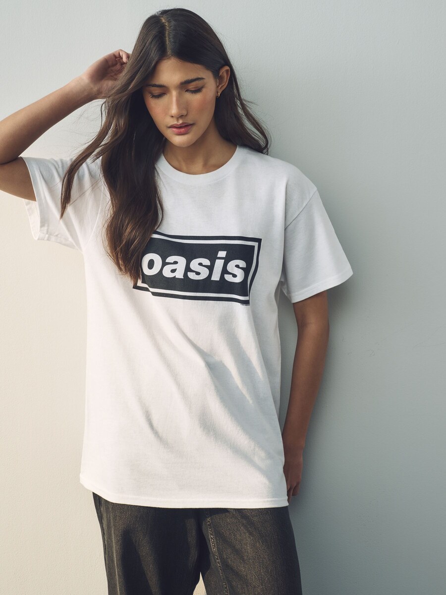 Рубашка Next Oasis Band, белый — фото 2