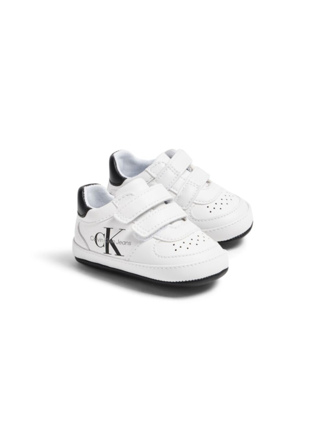 

Кроссовки на липучках с логотипом Calvin Klein Kids, белый