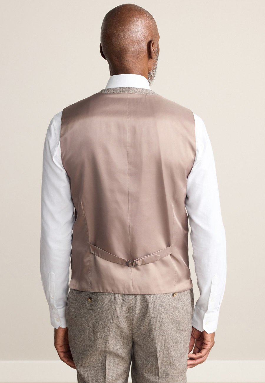 Куртка Next REGULAR FIT SIGNATURE MARZOTTO CHECK , Neutral/Beige — фото 2