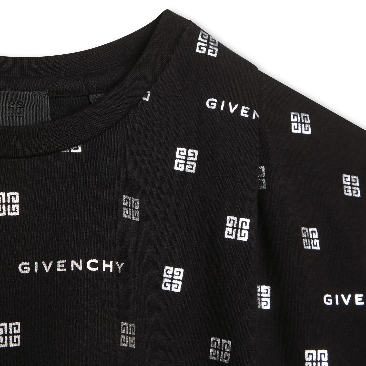 

Черная футболка с логотипом 4G Givenchy, черный